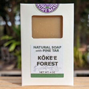 Kauai pine tar soap - Kokee forest in a box