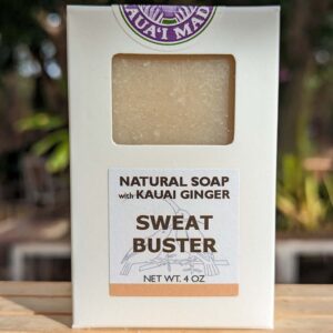 Kauai Ginger soap - Sweat Buster in a box