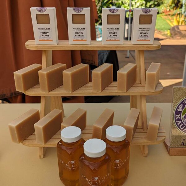 Kauai Honey Soap-Honey Citrus display